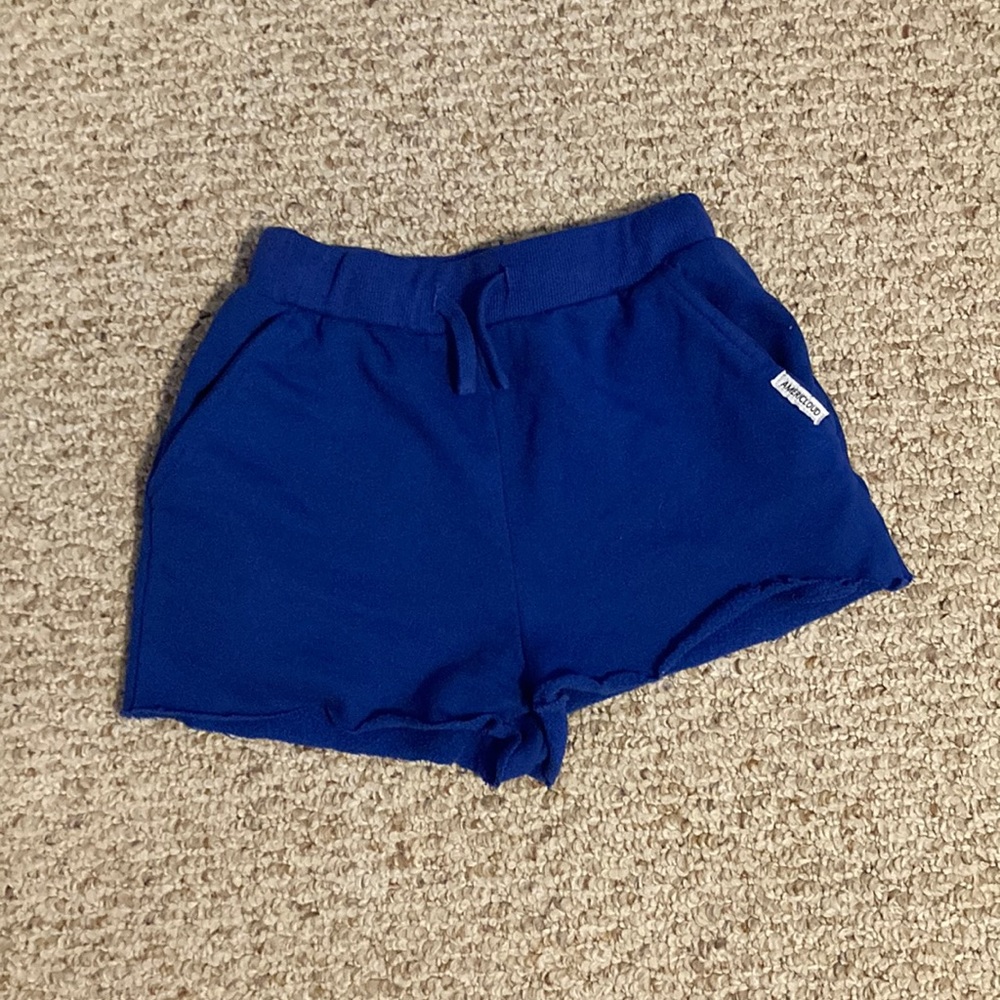 AMERICLOUD Electric Blue Cut Off Shorts!